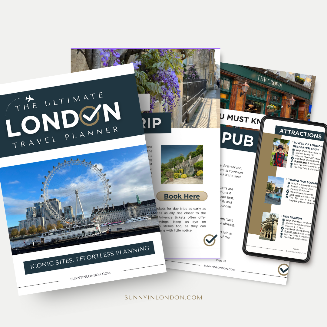 3 Day London Travel Planner