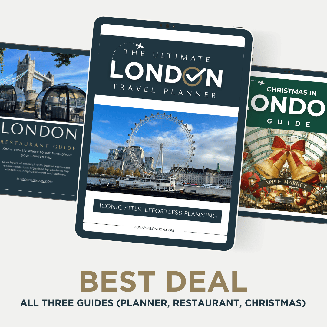 3 Day London Travel + Christmas + Restaurant Guide Bundle